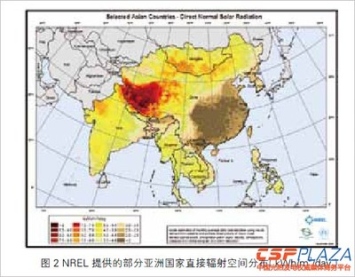 我國太陽能輻照資源分布概況